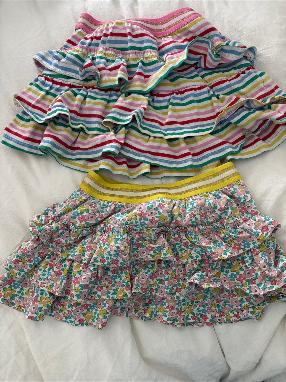 Mini Boden tiered skirt bundle